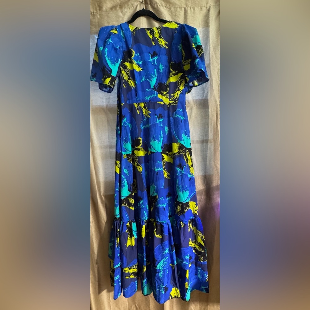 Christopher John Rogers x Target Puff Sleeve Maxi Dress Size 4 - Picture 4 of 8